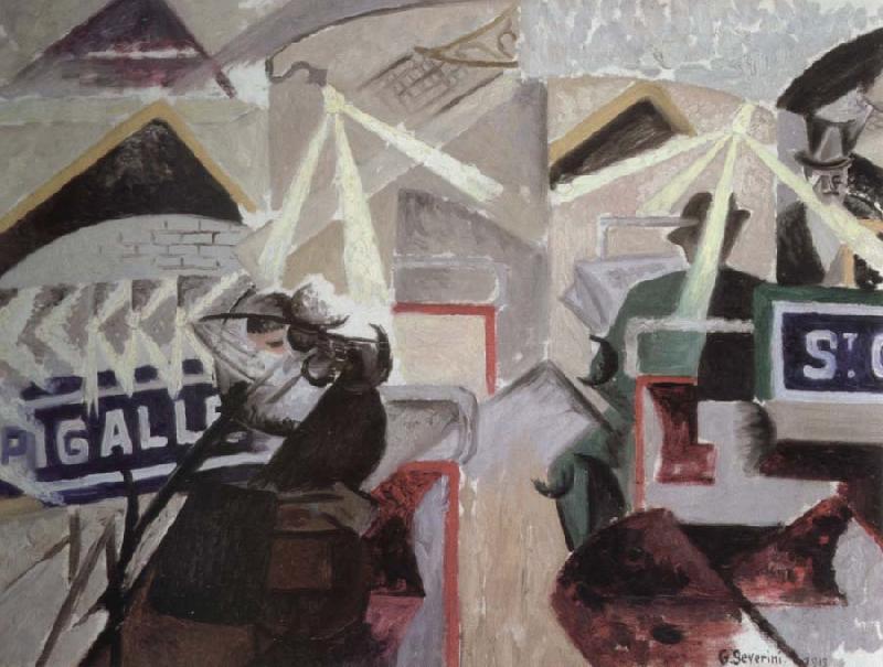 gino severini le nord sub oil painting picture